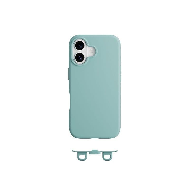 Mageasy Vibrant Magsafe Shockproof Protective Case For 2024 Iphone 16 6.1, 16 Feet Drop Protection Aqua