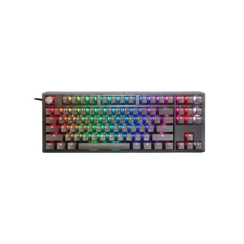 Ducky One 3 Aura Black Tkl Wired Mechanical Gaming Keyboard - Blue Switch - Myst Black - لوحة مفاتي