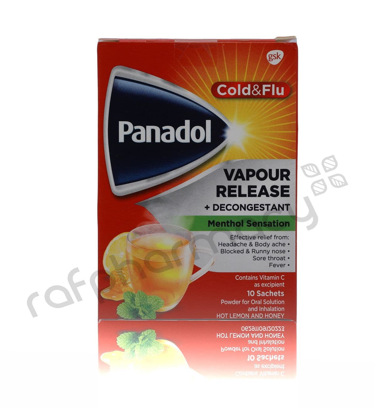 Panadol Cold& Flu Vapour Release Decon Sachets 1X10'S