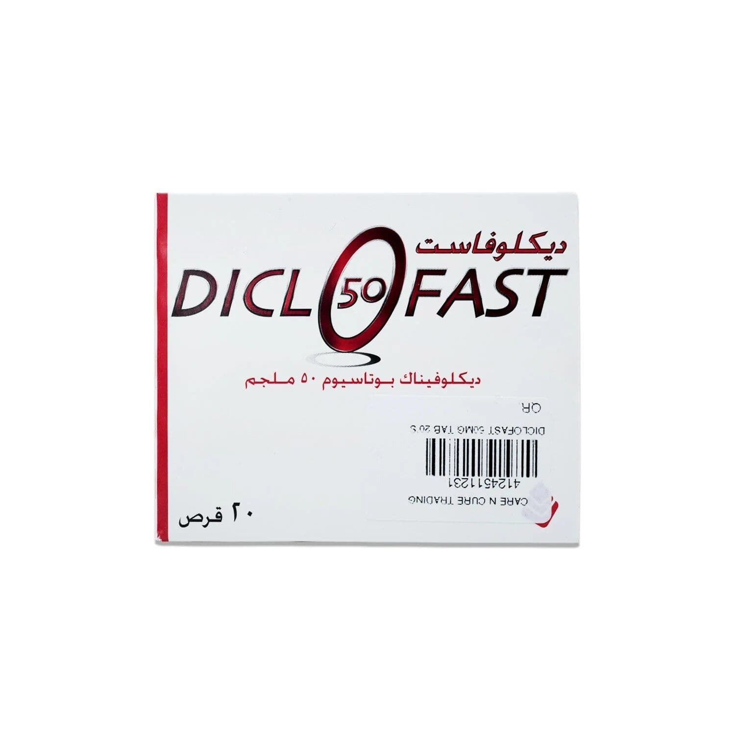 Diclofast 50Mg 20 Tab