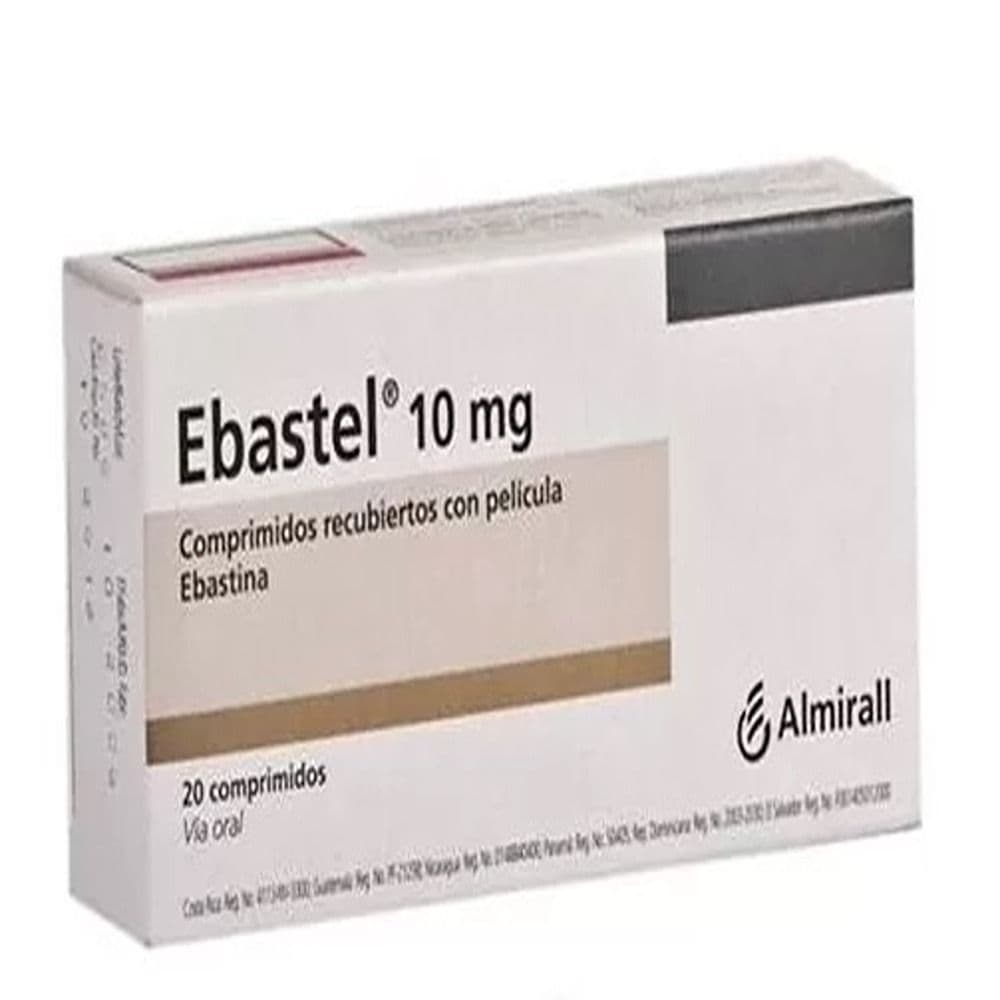 Ebastel 10 Mg 20 Tablets