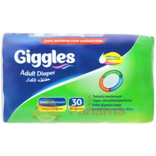 Giggles Small Adult Diaper  30 PC