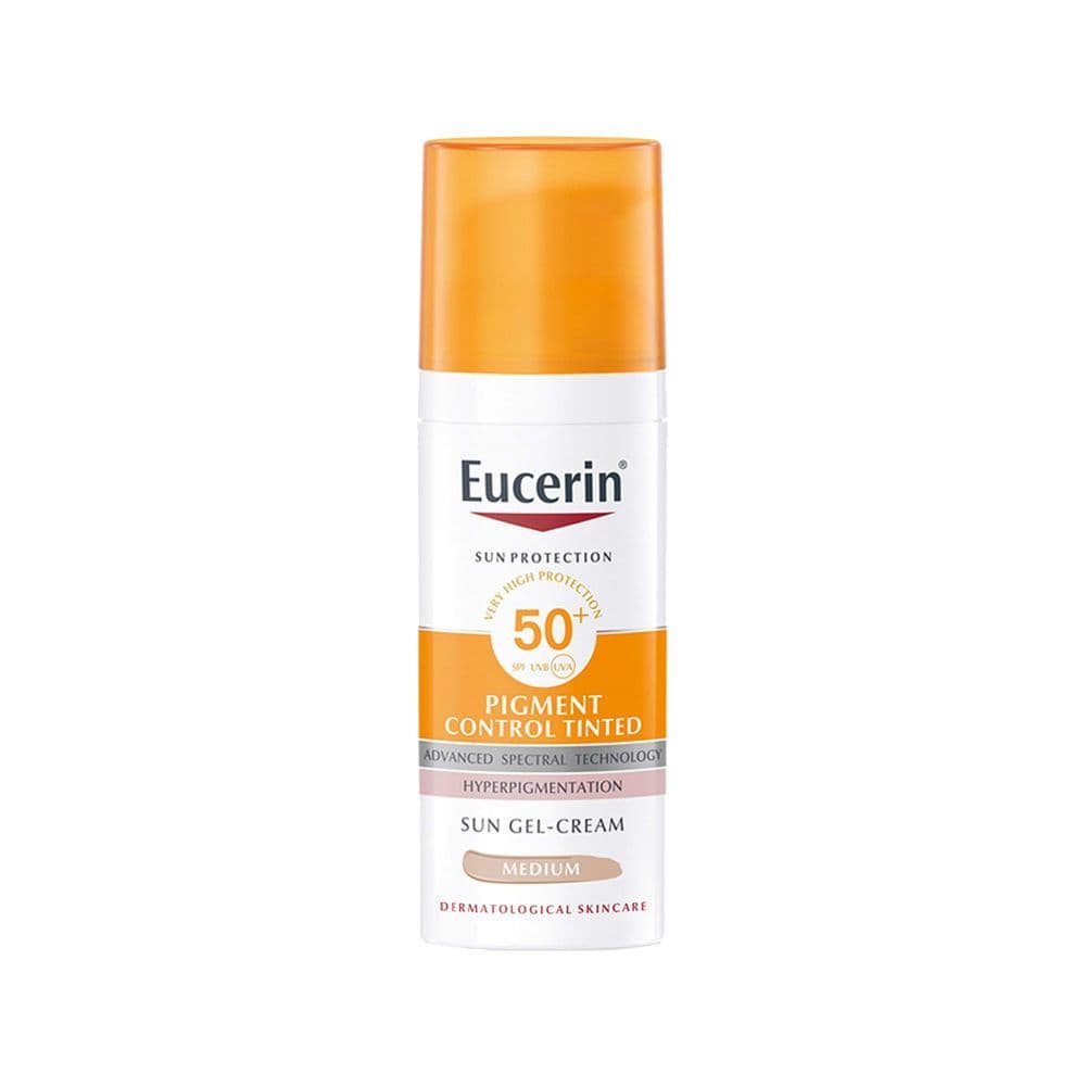 Eucerin Sun Pigment Control Gel Cream Tinted Cc Medium Spf50+ 1PC