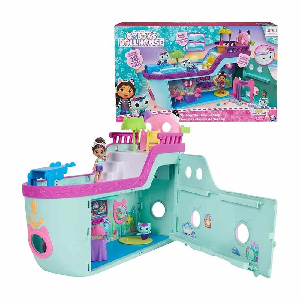 Gabby'S Dollhouse Cruise Ship Doll Playset