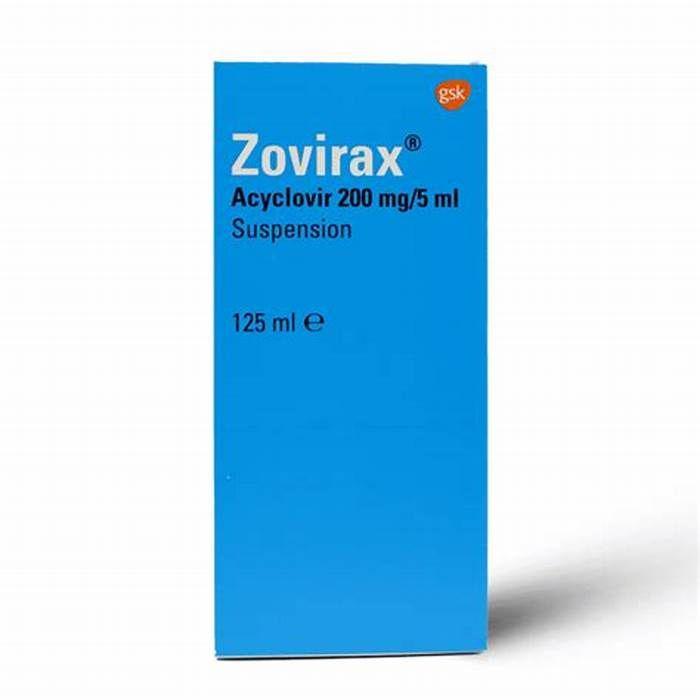 Zovirax 200Mg Susp 125Ml 042J