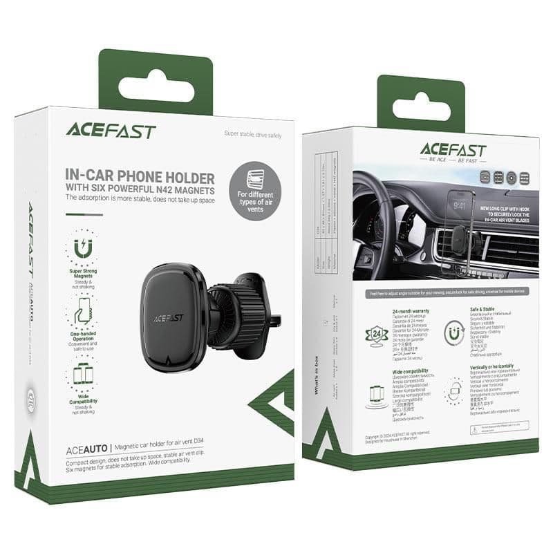 Acefast Super
Strong Magnetic Car Holder For Air Vent