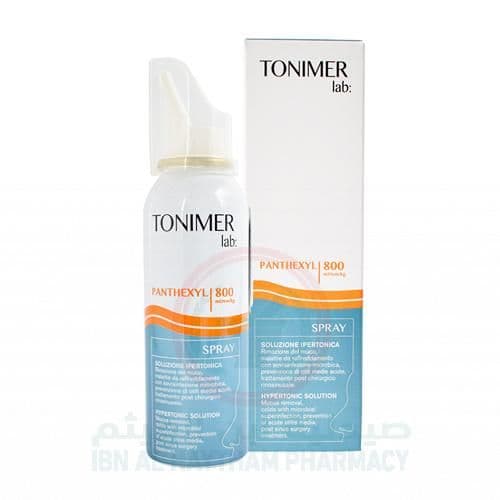 Tonimer Panthexyl 800 Hypertonic Spray 100 Ml