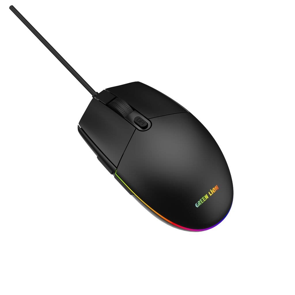 Green Lion Wired Gaming Mouse (3600 Dpi)