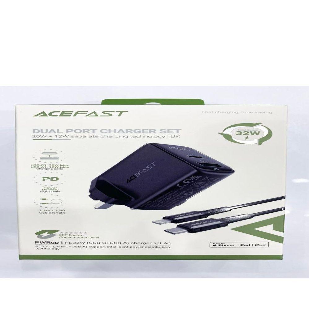 Acefast Pd 32W (Usb-C+Usb-A) Charger A8