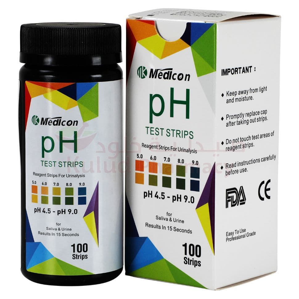 Medicon Ph Urine Test Strips  100 PC