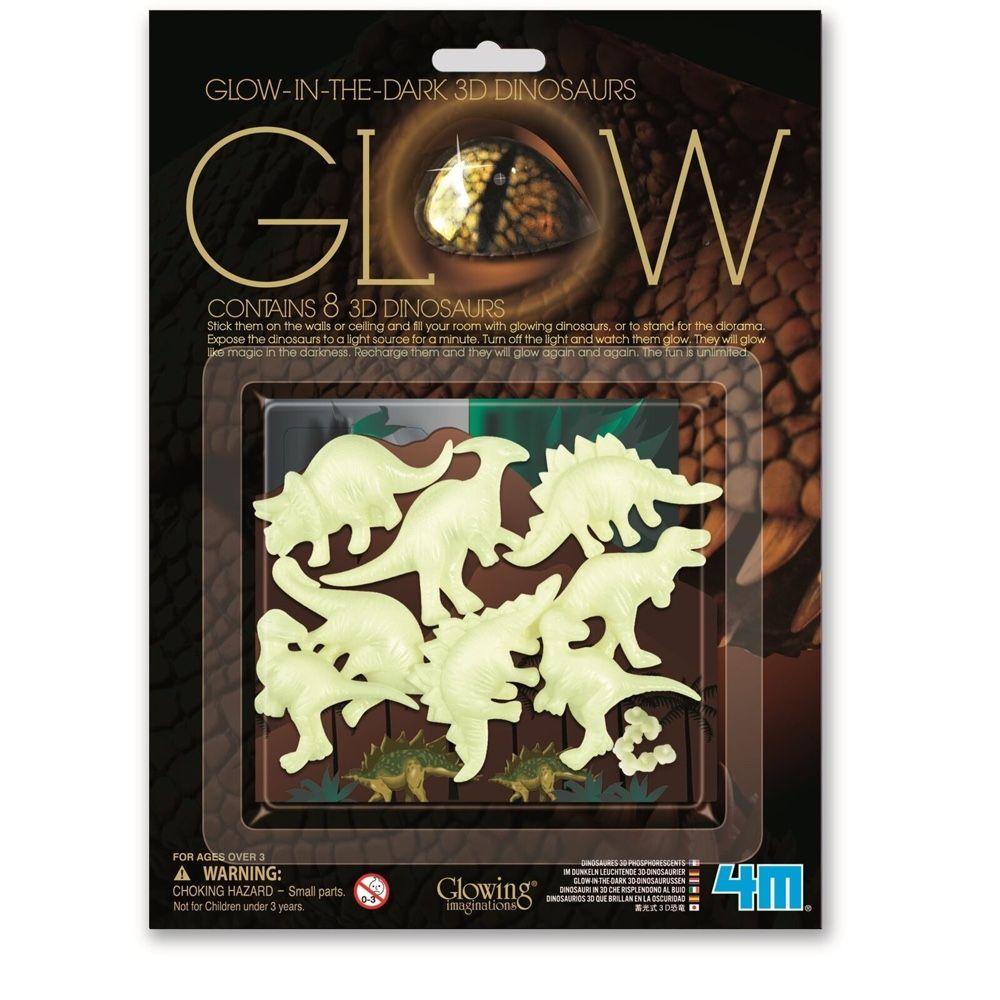 Glow 3D Dinosaur Set