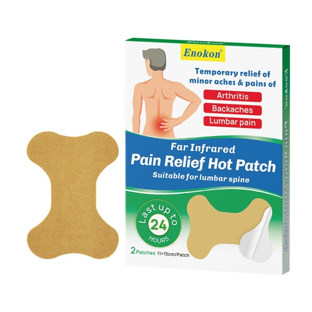 Enokon Far Infraredpain Relief Heat Patch 11X15 6Patch 6PC