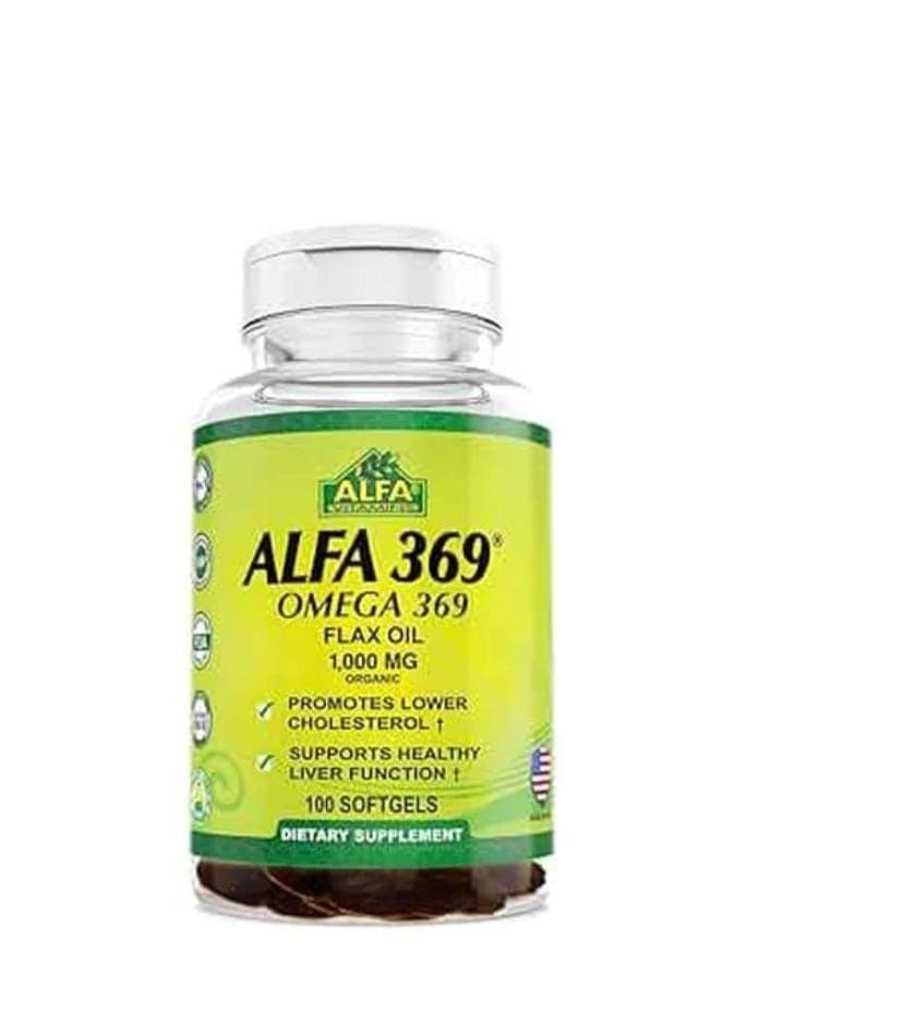 Alfa 369 Flax Oil 1000Mg 100'S