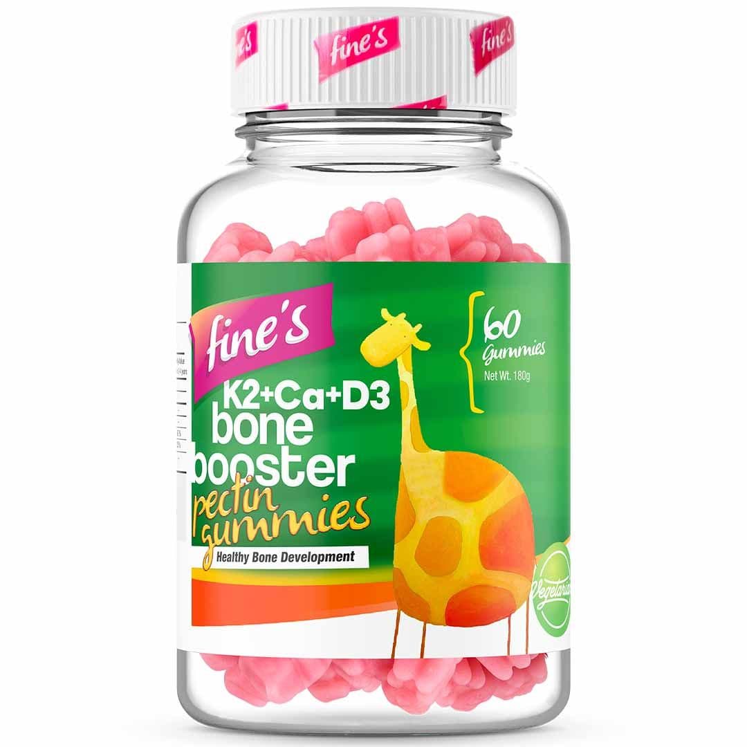 Fine'S K2+Ca+D3 Bone Booster Kids Gummies 60PC