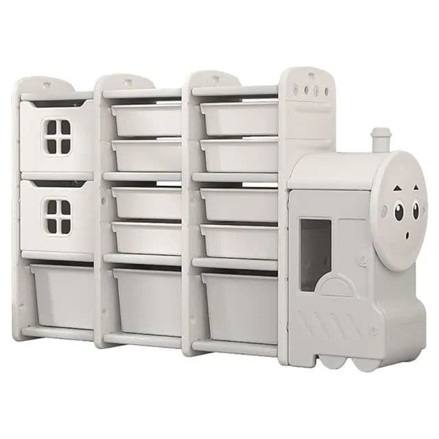 Little Angel Toys Organizers & Multi Storage Rack (White)