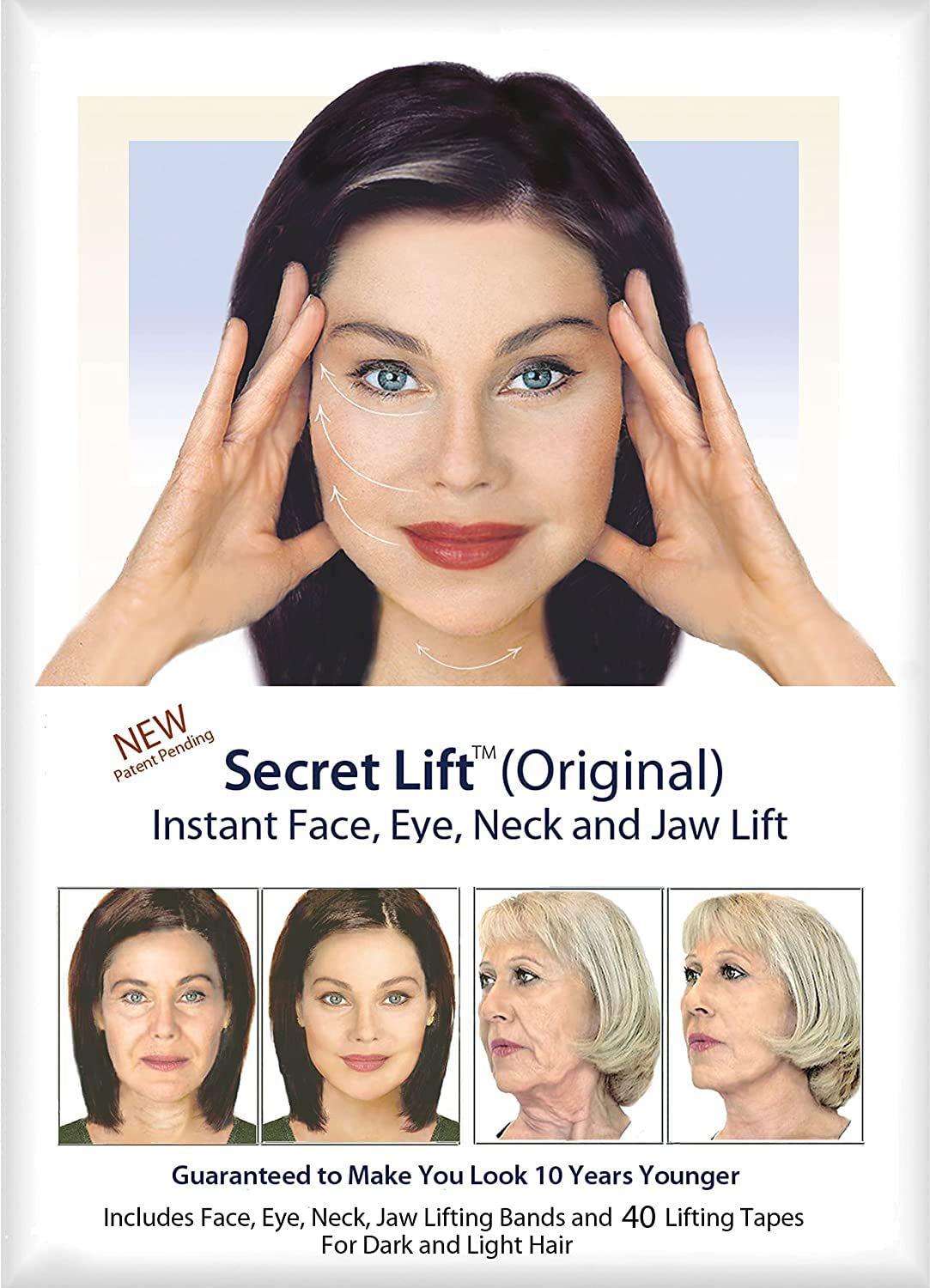 40 Piece Instant Face, Neck And Eye Lift Kit Lifting Tape And Bands