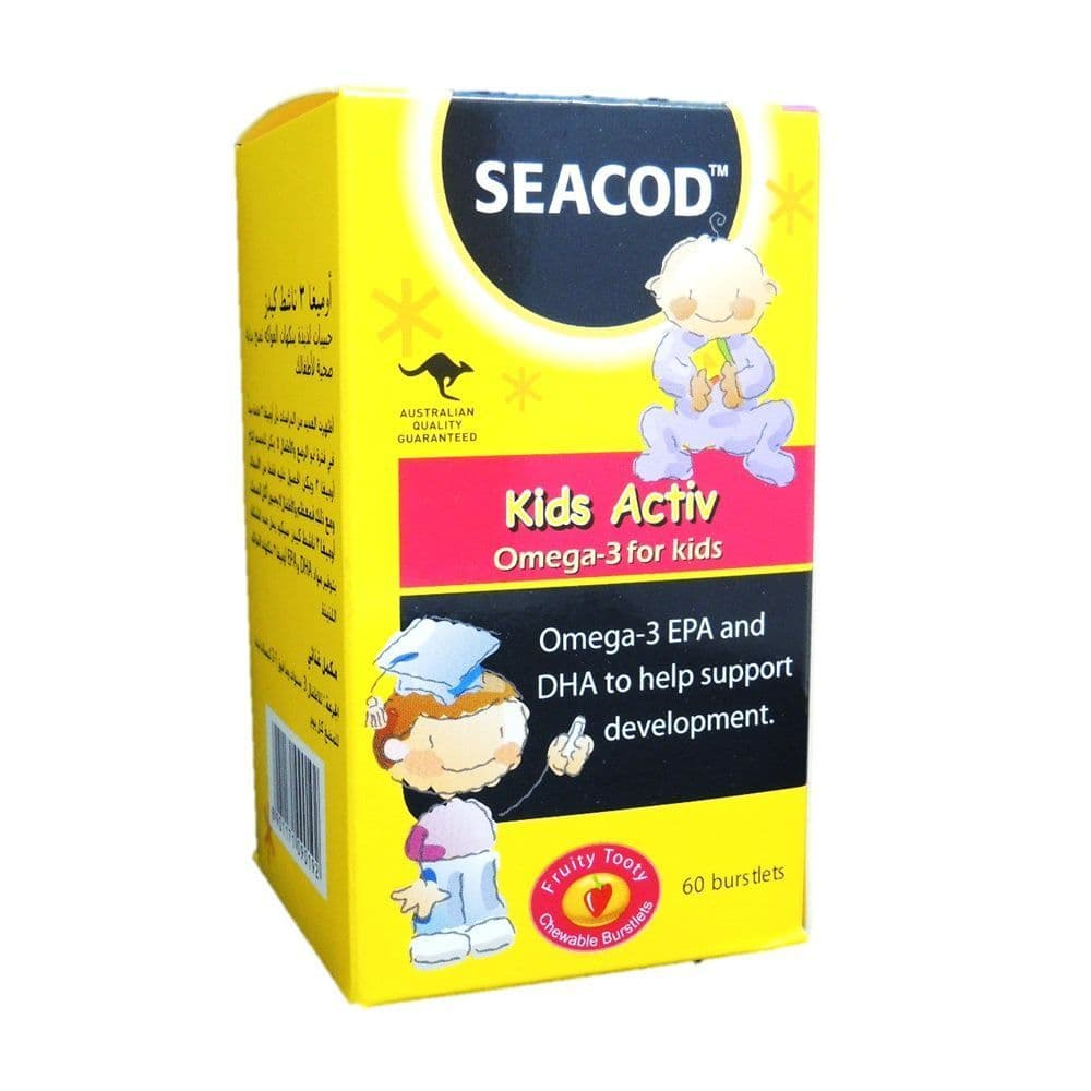 Seacod Kids Active Omega-3 60CAP