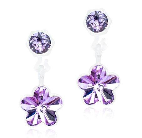 Blomdahl Mp 4/6Mm Pendant Flower Violet 15-0103-3026 D