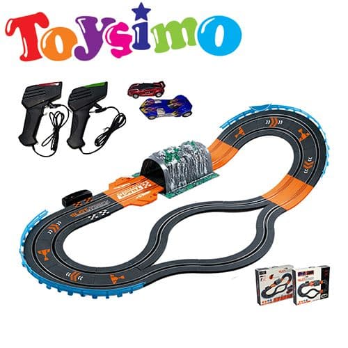 Big Racing Track Set With Two 1:43 Scale Cars