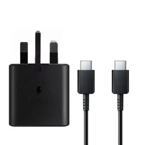 Samsung 15W Power Adapter With Usb-C Cable- Black