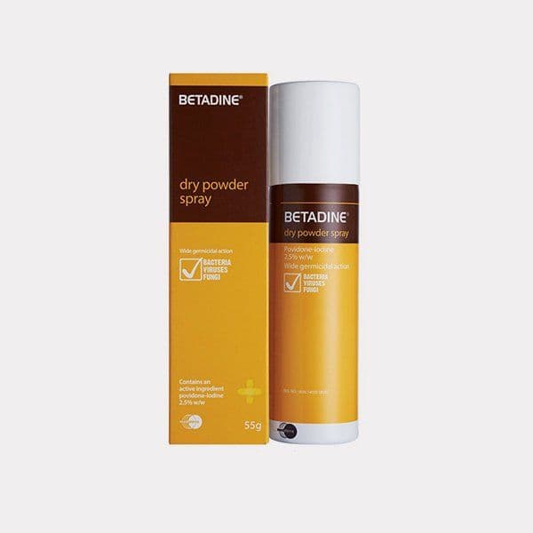 Betadine Dry Powder Spray 55 G