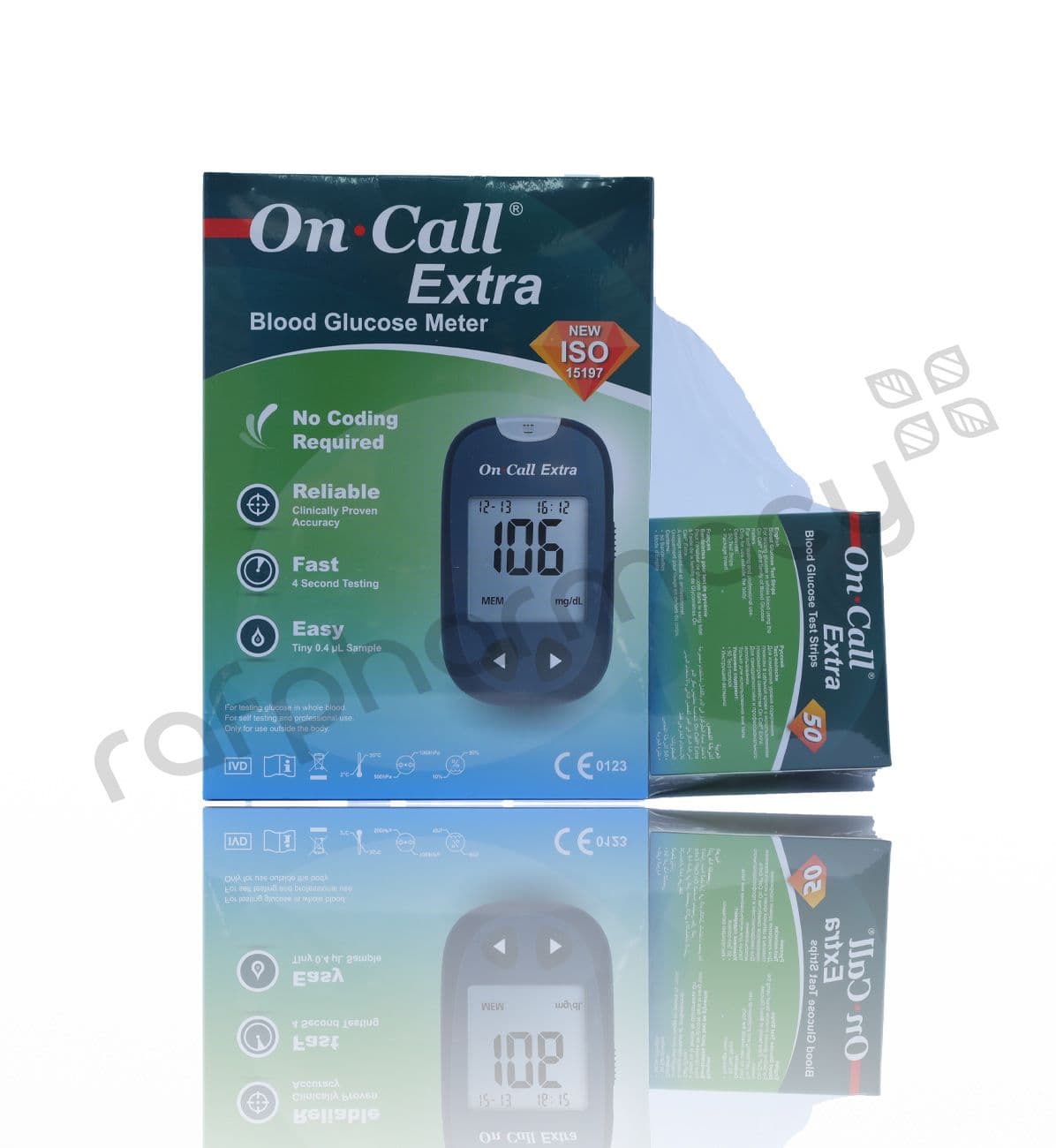 Acon On Call Extra Blood Glucose Monitor + 50 Strips