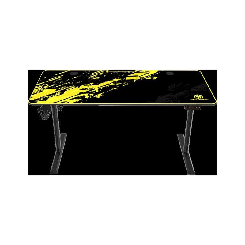 Gamertek Gt-Elevate X Gaming Desk - Yellow & Black
