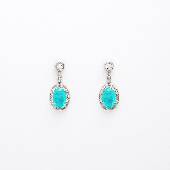 Blue Turquoise Earring