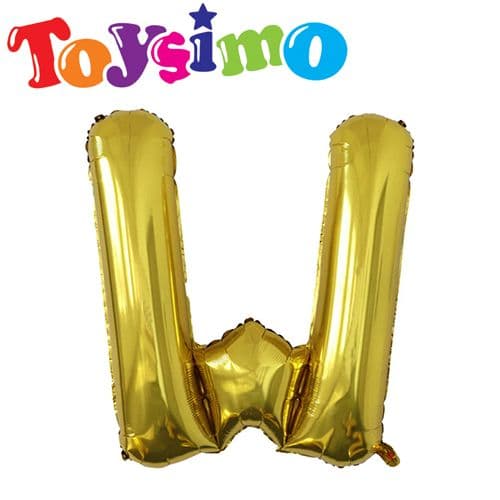 32-Inch W Letter Alphabet Balloon