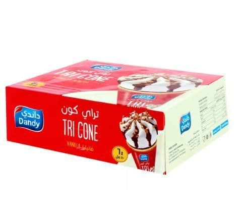 Dandy Ice Crm Vanila Cone 110Mlx6