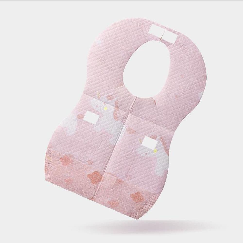 Sunveno Disposable Baby Bibs 20 Pcs (Pink)