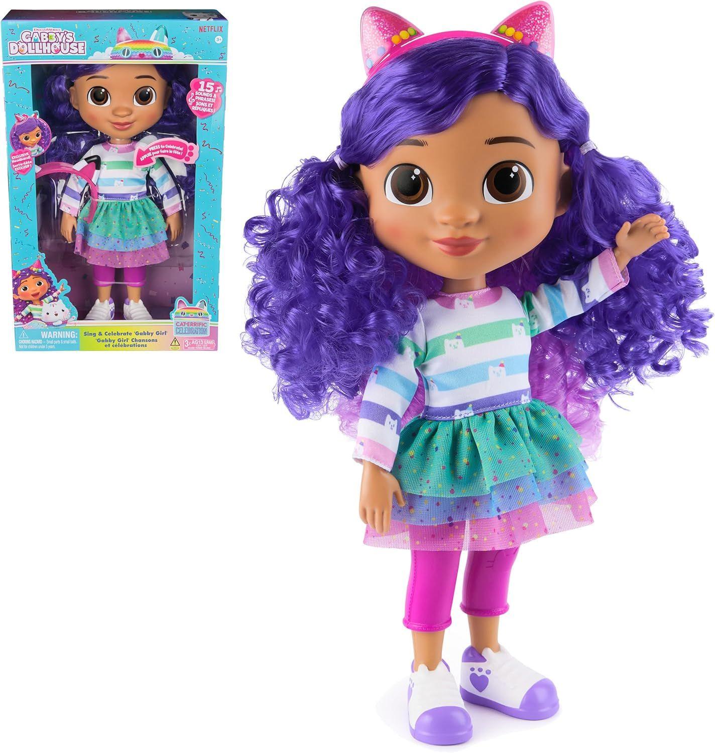 Gabby'S Dollhouse Sing & Celebrate Gabby Girl Doll (33 Cm)