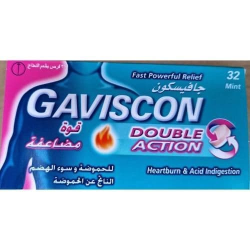 Gaviscon  Double Action Tab 32`S