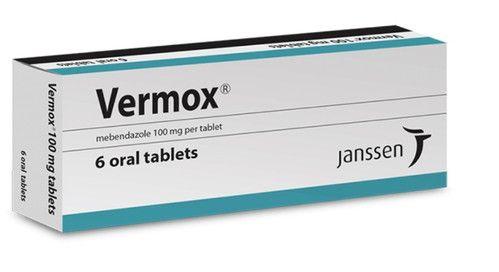 Vermox 100 Mg Tab 6 S