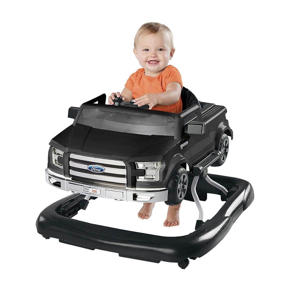 Bright Starts Ford F-150 4-In-1 Convertible Walker (Agate Black)