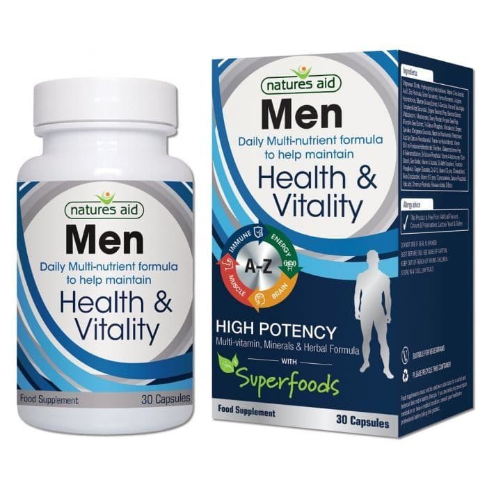 Nature'S Aid Men Multivitamins Capsule  30 CAP