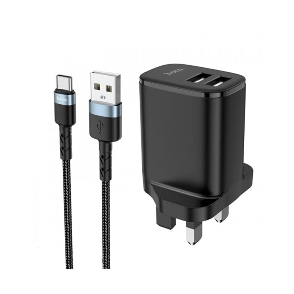 Hoco Dc16 Dual Port Charger Set (Type-C)