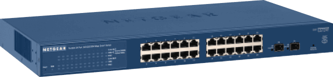 Netgear Networking Switch 24-Port 10/100/1000 Gb Switch-Gs724T-400Eus