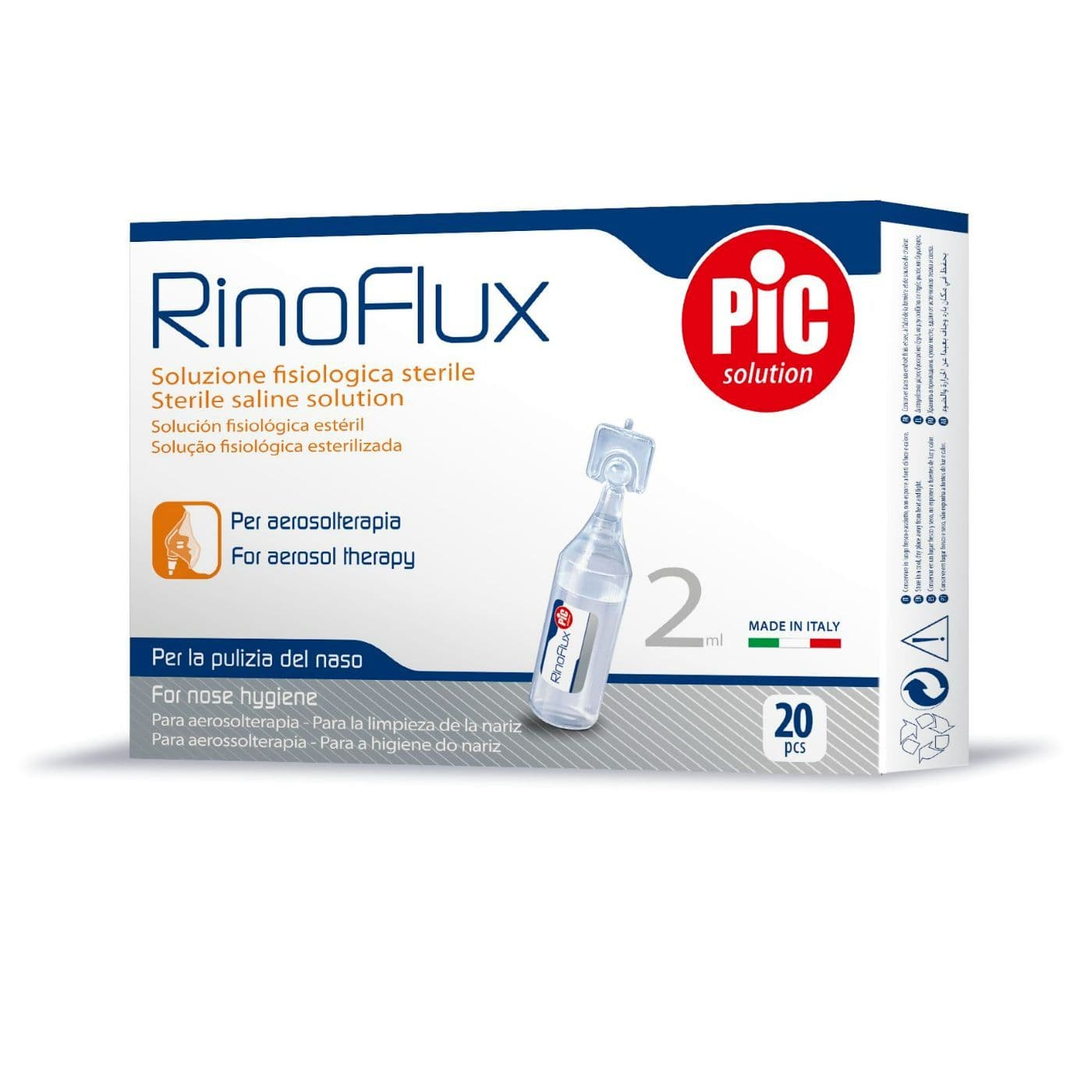 Pic Rinoflex Saline Solution 2ml 20's