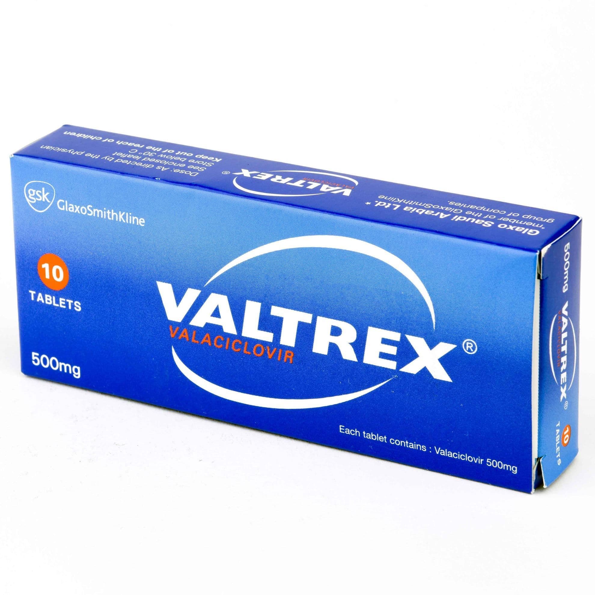 Valtrex Tab 500Mg 10S