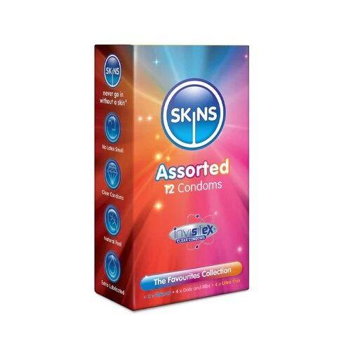 Skins Assorted Condoms 12 Pcs