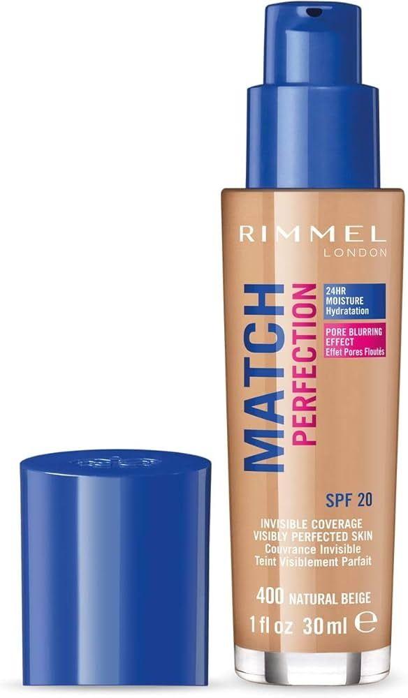 Rimmel London Match Perfection Foundation 400 Natural Beige 30 Ml