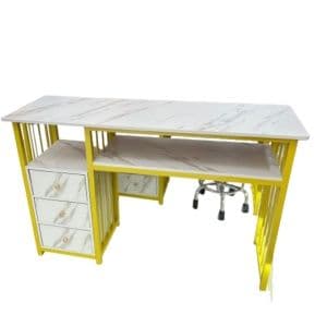 Manicure Table Wood With Drawers