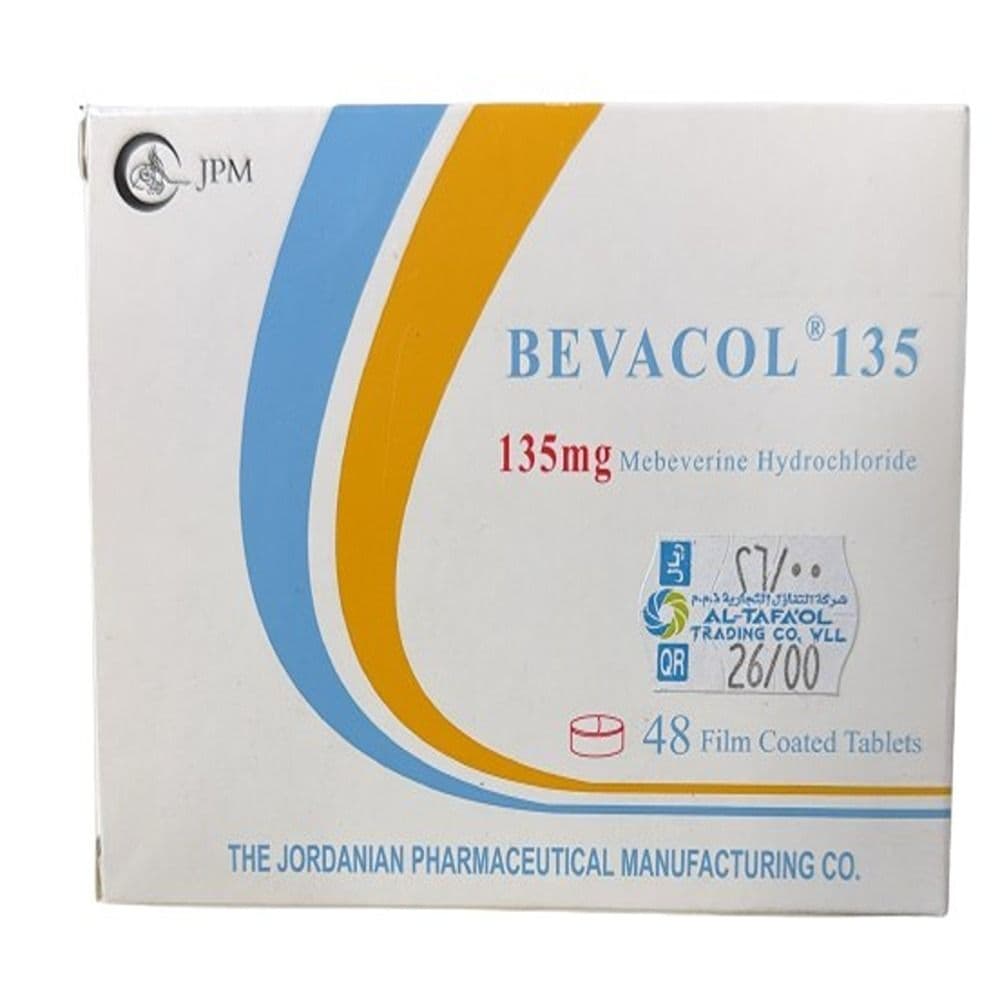 Bevacol 135mg Coated Tab 48's