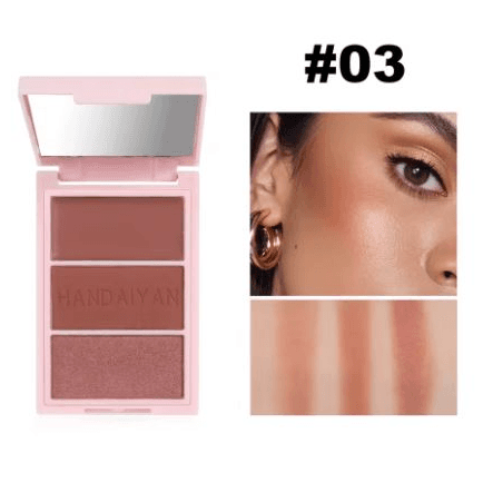 Blusher Bronzer Contour Eyeshadow Palette 3