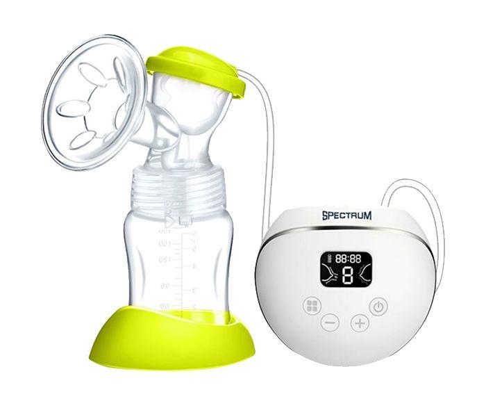 Spectrum N16322678A Spectrum Rechargeable Breast Pump - White & Green