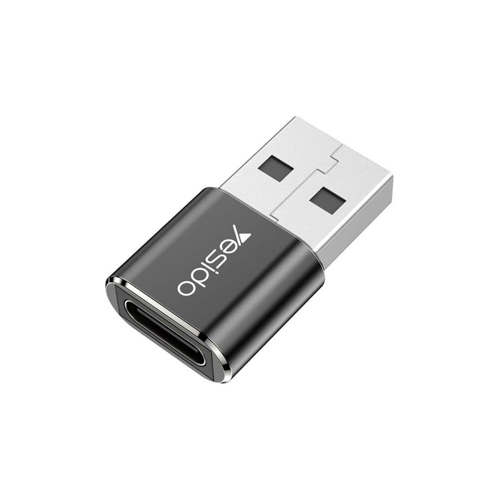 Yesido Gs09 Mini Aluminum Alloy Usb Type-C U-Disk Card Reader Otg Adapter