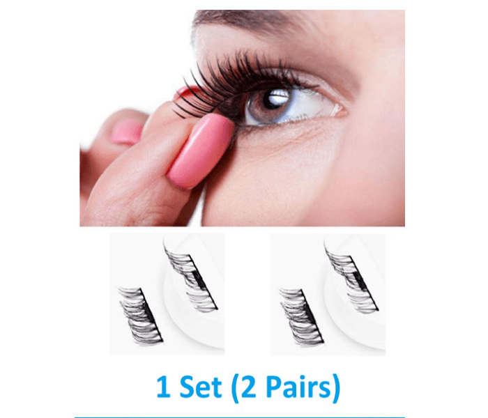 3 Second Beautiful Magnetic Eyelash Accents - Black