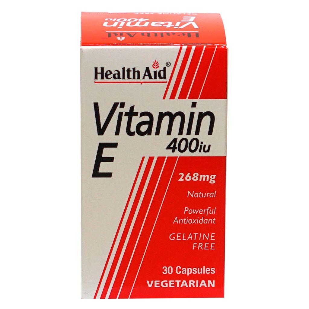 Healthaid Vitamin E 400I.U Cap 30'S