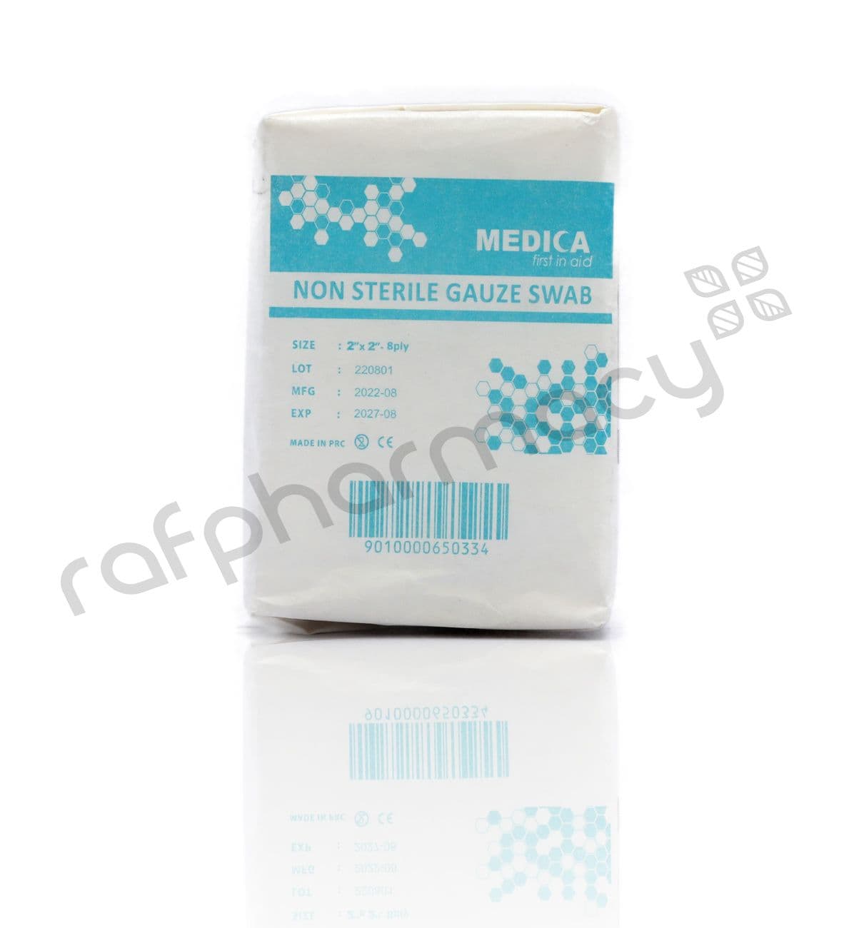 Medica Gauze Swabs (5 x 5 cm, 8 Ply, 100's) (#50334)